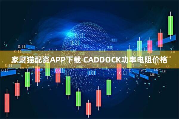 家财猫配资APP下载 CADDOCK功率电阻价格